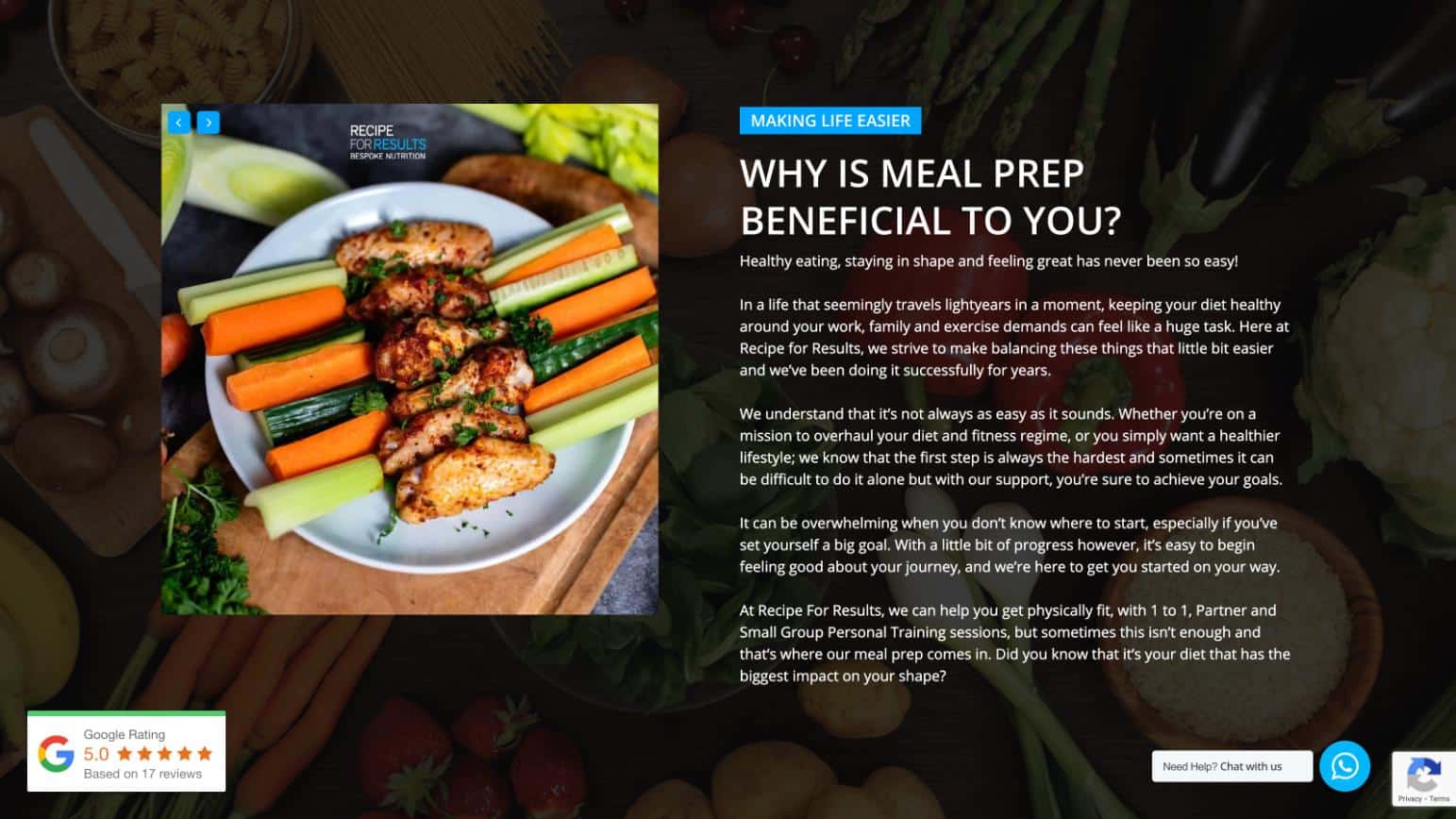 Recipe for Results portfolio image 2